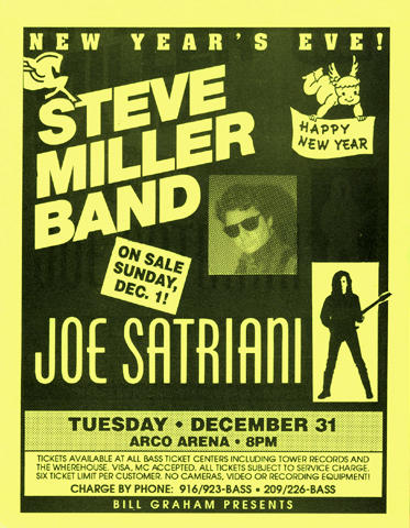 Steve Miller Band Handbill