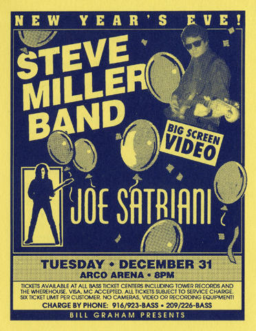 Steve Miller Band Handbill
