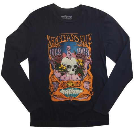 Grateful Dead Men's Vintage Tour Long Sleeve T-Shirt