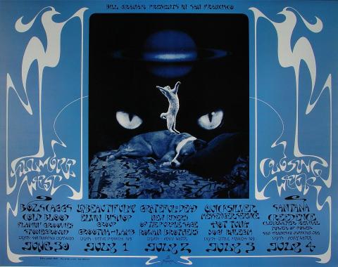 Closing of the Fillmore West Poster