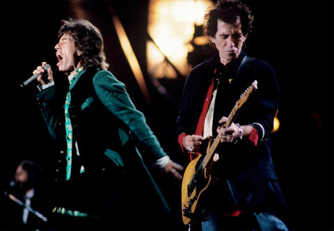 Mick Jagger & Keith Richards Fine Art Print