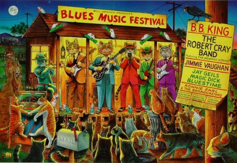Blues Music Festival Poster
