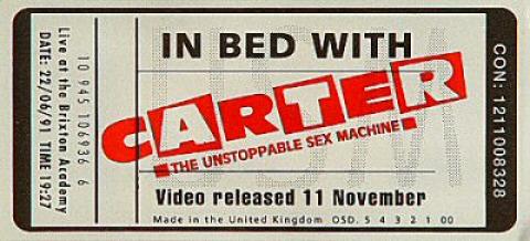 Carter the Unstoppable Sex Machine Sticker