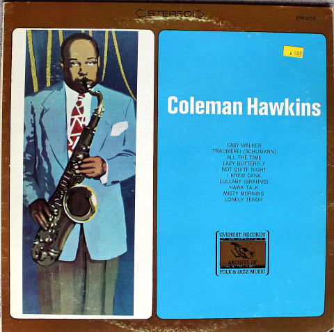 Coleman Hawkins Vinyl 12"