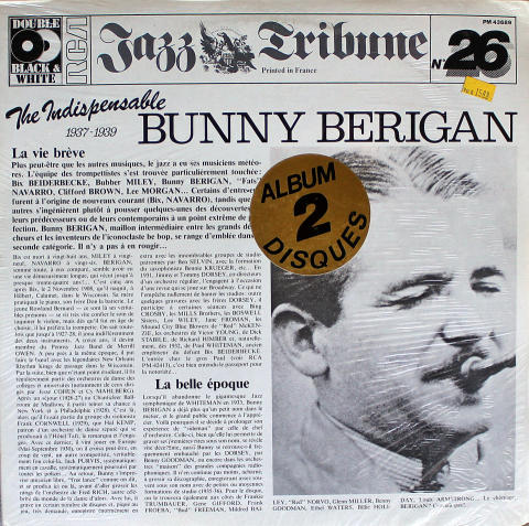Bunny Berigan Vinyl 12"