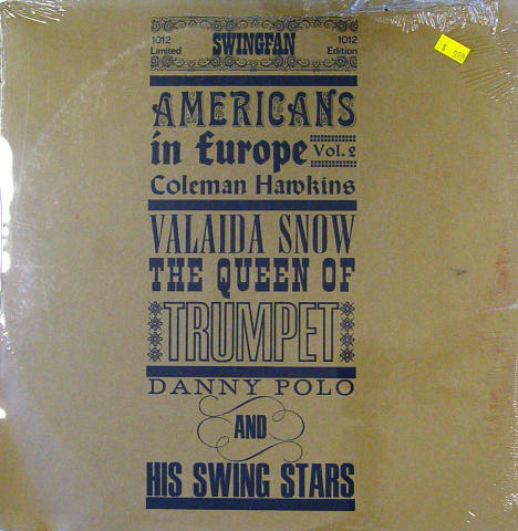 Coleman Hawkins Vinyl 12"