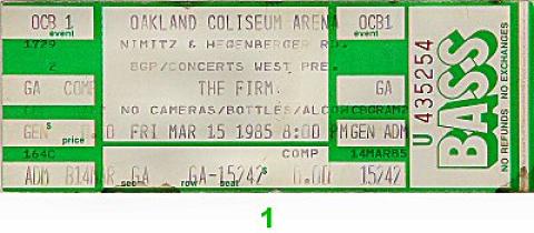 The Firm Vintage Ticket