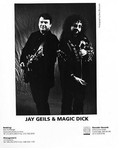 J. Geils and Magic Dick Promo Print