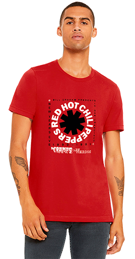 red hot chili peppers men's shirt